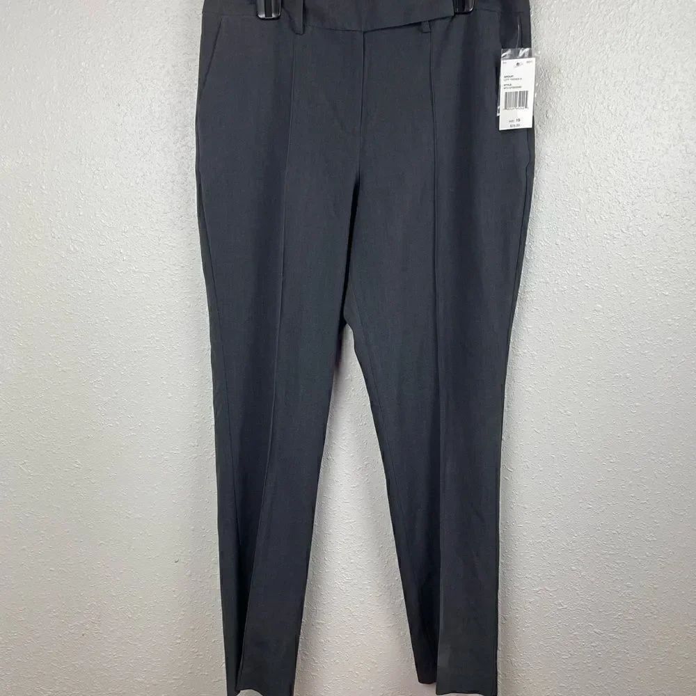 NWT Luciano Dante Gray Slack Pants Size 10